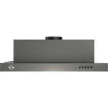 Vicoa-Vuh 6001-G-60 Cm. Gri Dolap Altı Davlumbaz - 500 M³/saat Yüksek Emiş Gücü