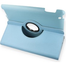 K-Yonlineticaret Ipad 4 9.7 Kılıf 360 Tablet Deri Kılıf - Turkuaz