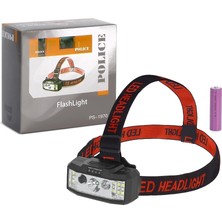 K-Yonlineticaret Police PS-1970 Şarjlı Kafa Feneri