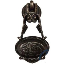 Alem Dekoratif Zamak Sarkaç  Küçük  Kulp - 30X63MM, Eskitme, 1 Adet