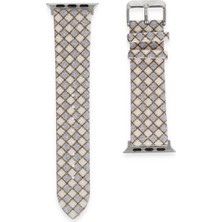 K-Yonlineticaret Watch 38MM Karo Motif Kordon - Lila