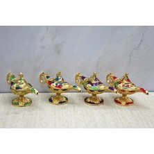 Uslucan Alışveriş Mineli Metal Alaaddin Lambası Model 1