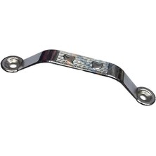 Alem Dekoratif Zamak Kulp Dıştan - 64MM, Nikel, 1 Adet