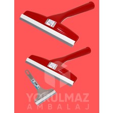 Yorulmaz Ambalaj Banyo, Duşakabin ve Cam Temizleme Için 3’lü Cam Çekpas Seti