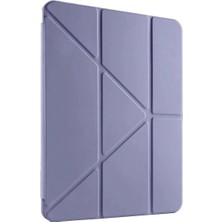 K-Yonlineticaret Samsung Galaxy X910 Tab S9 Ultra 14.6 Kılıf Kalemlikli Mars Tablet Kılıfı - Lavende