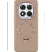 Newface Xiaomi Redmi Note 14 Pro 4g Regal Magsafe Standlı Kapak - Çöl Titanyum