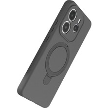 Najmaddin Newface Xiaomi Redmi Note 14 4g Regal Magsafe Standlı Kapak - Titan Gri
