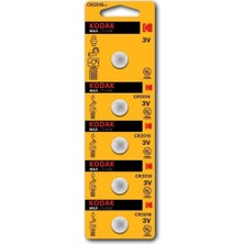 K-Yonlineticaret Kodak 5 Adet CR2016 Max Lityum Para Pil