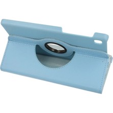 Erdo Ticaret Samsung Galaxy T220 Tab A7 Lite 8.7 Kılıf 360 Tablet Deri Kılıf - Turkuaz