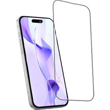 Newface Apple Iphone 15 Pro Bilvis 5ın1 3D Magic Cam Ekran Koruyucu - Siyah