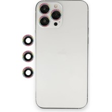 K-Yonlineticaret Iphone 12 Pro Max Shine Kamera Lens - Rainbow
