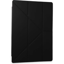 K-Yonlineticaret Samsung Galaxy Tab A9 Plus Kılıf Kalemlikli Mars Tablet Kılıfı - Siyah