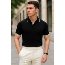 Erkek Uzun Kollu Yakalı Triko Bluz