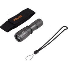 K-Yonlineticaret Police Pc-18 Cree Power Led+Zoom El Feneri Pilli