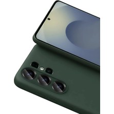 Newface Samsung Galaxy S26 Ultra Nano Içi Kadife Silikon - Koyu Yeşil