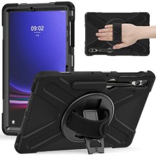 Newface Samsung Galaxy X610 Tab S9 Fe Plus 12.4 Kılıf Amazing Tablet Kapak - Siyah