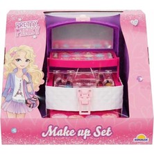 Shoplet 3 Katmanlı Taşıma Çantalı Makyaj Seti Oyuncak