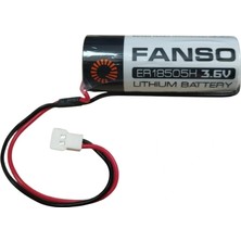 Alem Fanso ER18505H Kablolu Konnektörlü (51005-2P) 3.6V Lithium Pil (Li-Socl2)