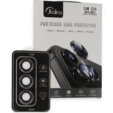 K-Yonlineticaret Joko Samsung Galaxy S24 Pvd Metal Kamera Lens - Derin Mor
