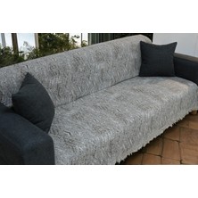 Tfn Home Pamuklu Koltuk Örtüsü Kaymaz Yüzey Leke Dirençli Bej Duvar Desen