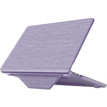 K-Yonlineticaret Macbook Air 15 2023 Macbook Kumaş Kapak - Mor