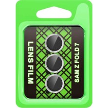 Erdo Ticaret Samsung Galaxy Z Fold 7 Raze Metal Kamera Lens - Gümüş