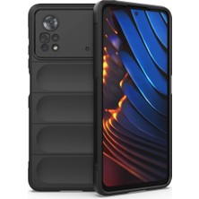 K-Yonlineticaret Xiaomi Poco X4 Pro 5g Kılıf Optimum Silikon - Siyah