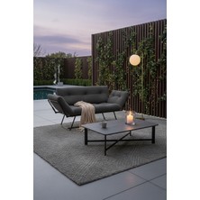 AVYNA Zenthora™ Katlanır Yataklı Kanepe – Iki Kişilik Çekyat Koltuk - Tay Tüyü - Füme - Premium Kumaş