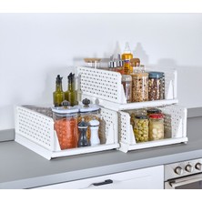 Decorev Organizer  3 Katlı Kayar Raf