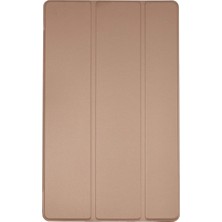 K-Yonlineticaret Lenovo M10 Hd X306F Kılıf Tablet Smart Kılıf - Gold