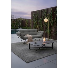 AVYNA Zenthora™ Katlanır Yataklı Kanepe – Iki Kişilik Çekyat Koltuk - Tay Tüyü - Gri - Premium Kumaş