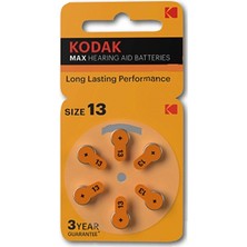 K-Yonlineticaret Kodak 6 Adet P13 Işitme Cihazı Pili