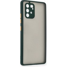 Magicool Samsung Galaxy A91 / S10 Lite Kılıf Montreal Silikon Kapak - Yeşil