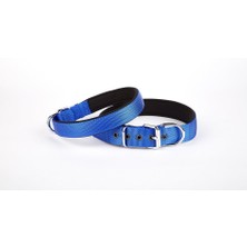 Aesco Dokuma Köpek Boyun Tasması 45-52 cm Mavi