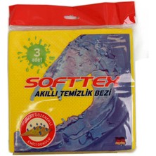 Aesco Akıllı Temizlik Bezi Mikro Gözenekli Emici Doku Karışık Renkli 3 Adet