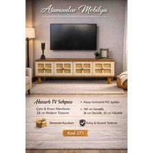 Atamanikra Hasırlı Tv Sehpa
