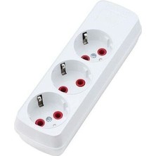 Aesco Topraklı 3lü Priz 10 Metre - Lisinya