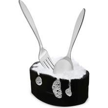 Aesco Hijyenik Çatal Kaşık Bıçak Yıkama Fırçası Vantuzlu - Çift Fırçalı - Lisinya