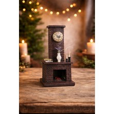 Polyester Şömine Tütsülük Hediyelik Şömine Tasarımlı Tütsülük