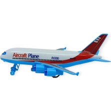 Aesco Sürtmeli Yolcu Uçağı 16 cm - Beyaz (Lisinya)