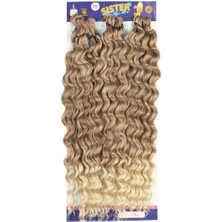 Aesco Afro Dalgası  / Küllü Kumral / Platin Ombreli 12/613