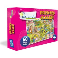 Aesco 60 Parça Puzzle Prenses Kalesi