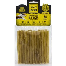 Aesco Deri Kalın Burgu Çubuk 25 Adet Natural