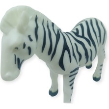 Aesco Hayvan Figürleri - Vahşi Hayvanlar 9 cm - Zebra (Lisinya)
