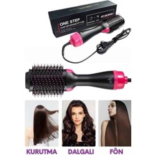 Aesco Saç Şekillendirici ve Saç Düzleştirici Fön Tarağı Tarak Fırça 1200W Saç Kurutma - Lisinya