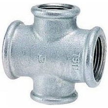 Aesco 1X3/4X1X3/4 Galvanizli Istavroz Inegal Te