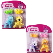Aesco - Pony 2 Li Figür Set Tokalı Kartela