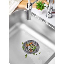 Aesco Yuvarlak Süzgeç - Lavabo Süzgeci - Küvet Süzgeci - Lisinya