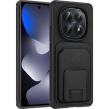 Redmi Note 15 5g Kılıf Kartlıklı Tpu Zore Bikart Kapak - Siyah