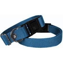 Aesco Köpek Tasması Dokuma 2 cm - Min: 30 cm - Max: 50 cm Mavi